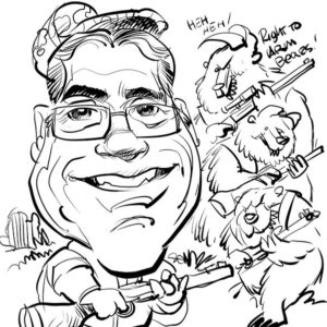 Illustration of Dan Bolender, PLS, Senior Project Manager/Retired